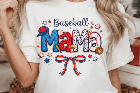Baseball Mama Brushstroke Coquette PNG: A Versatile Digital Art Resource for Creative Projects
