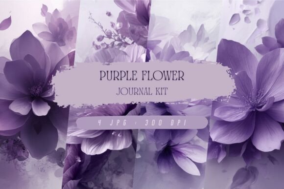 Enhance Your Creative Projects with the Purple Flower Journal Kit