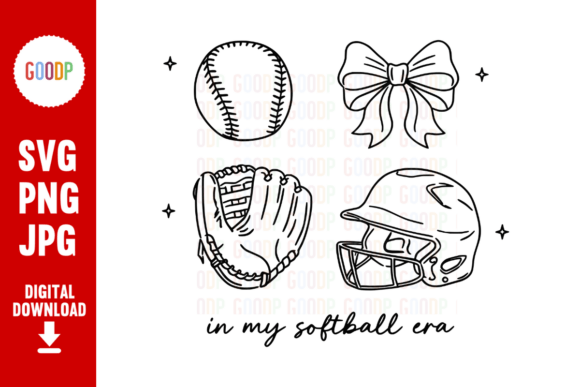 In My Softball Era SVG: A Modern Design for Creative Expression and Custom Apparel