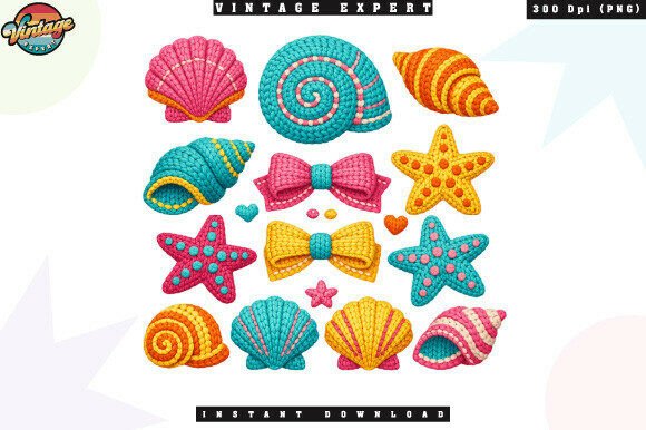 Sea Shells Colorful Beach Crochet Yarn – A Must-Have Design for Beach Lovers and Craft Enthusiasts